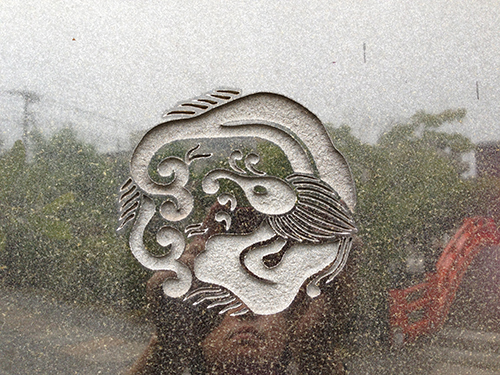 神泉苑で見られる雨龍